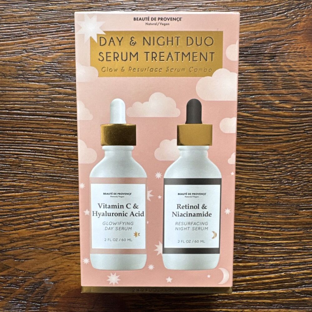 Day & Night Duo Serum Treatment Vitamin C & Hyaluronic + Retinol & Niacinamide